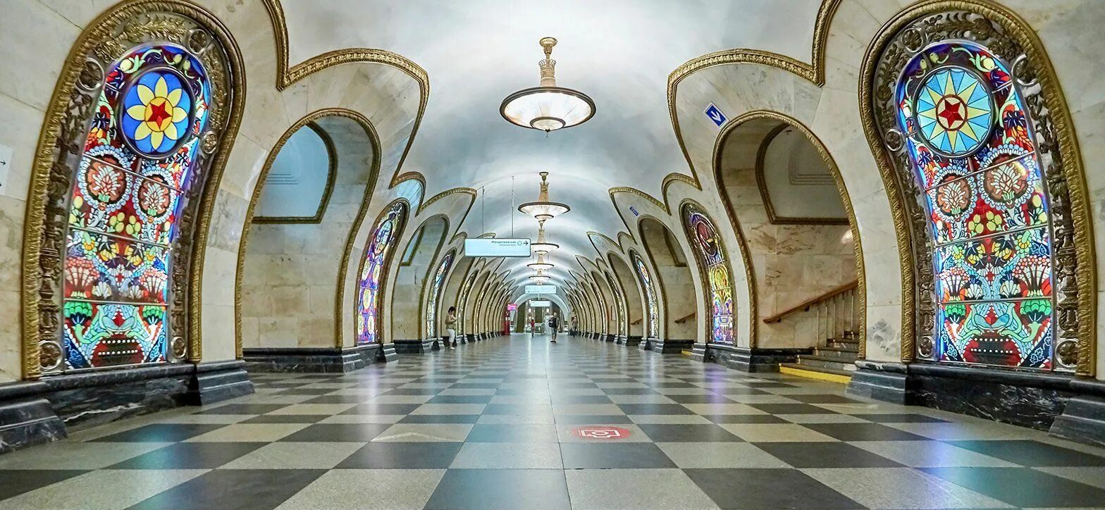 Московский метрополитен — красивые станции