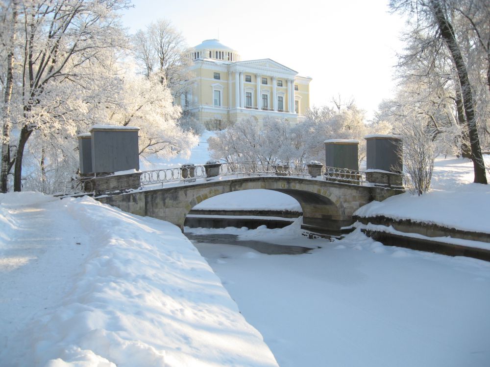 Павловск зимой
