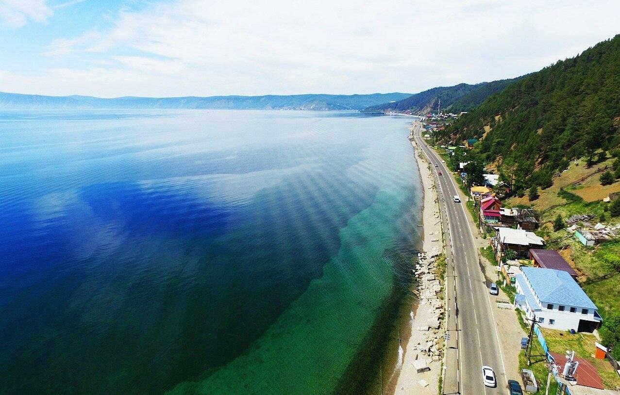 Байкал у поселка Листвянка