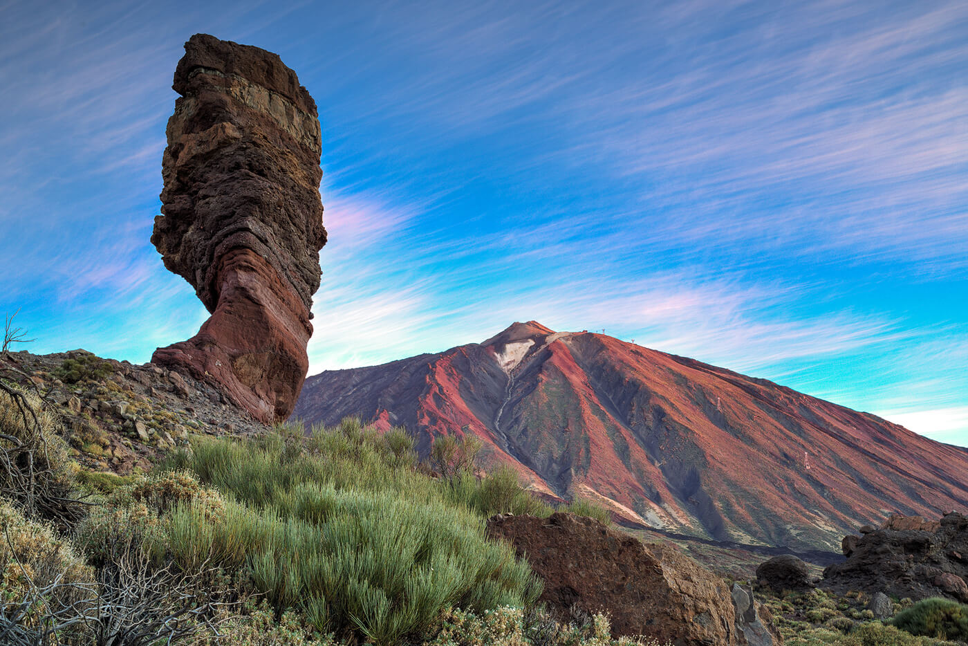 Ландшафт вулкана