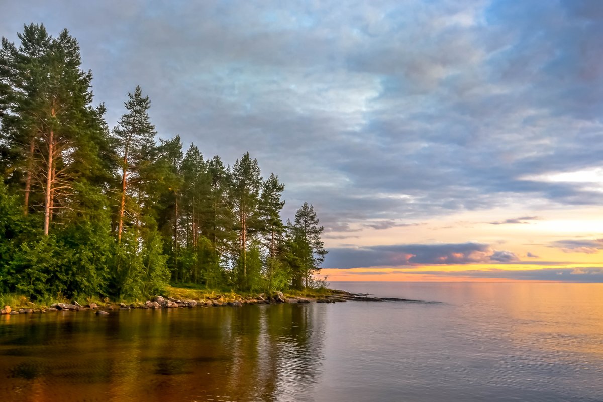 Вечер в Карелии
